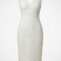 Embroidered Floral Plunge Maxi Dress - Thorne & Ivy