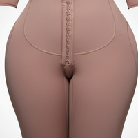 Full-body shaper, fabric detail close-up.