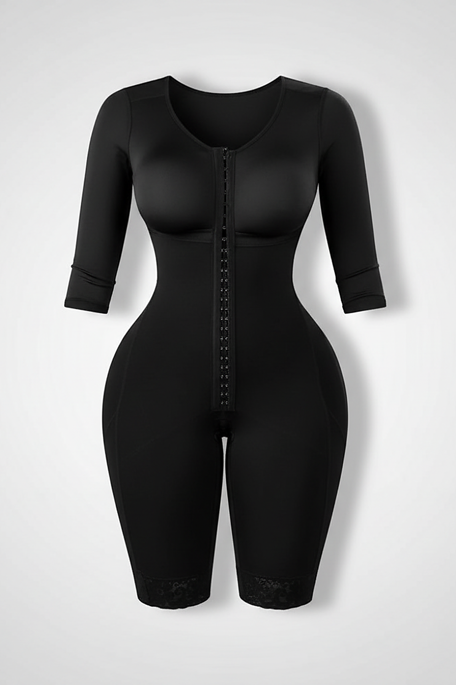 Nude shaper, alternate angle view on model.