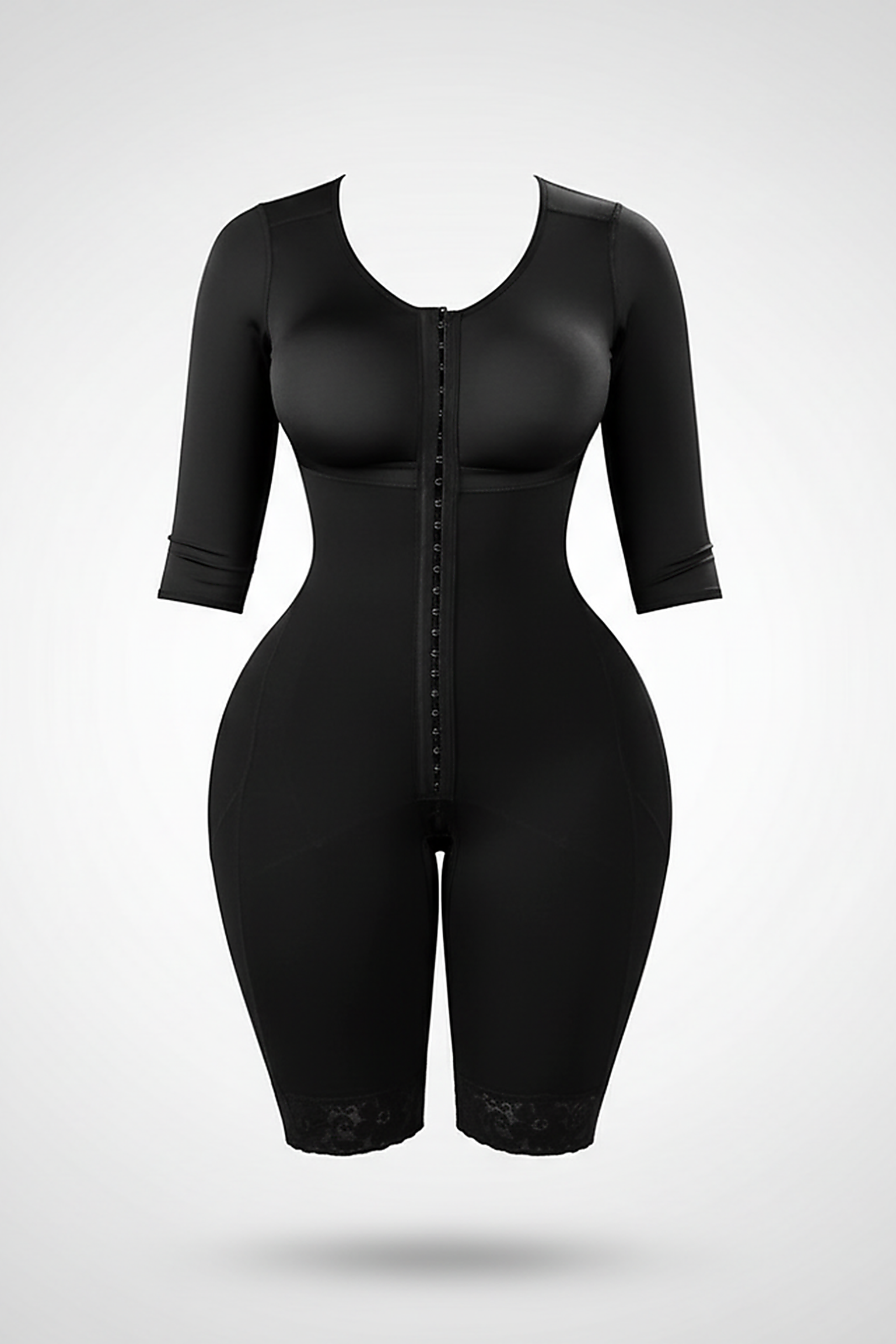 Nude shaper, close-up fabric detail.