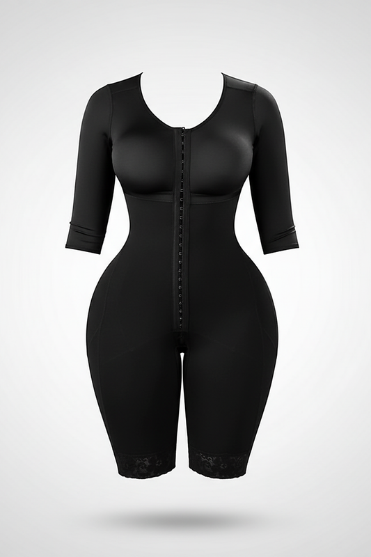 Nude shaper, close-up fabric detail.