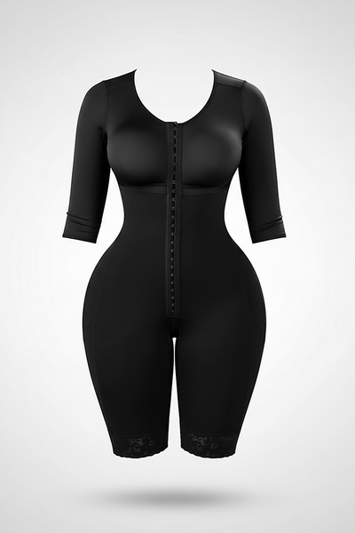 Nude shaper, close-up fabric detail.