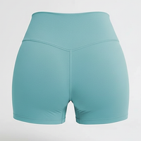 Running sports shorts, close-up fabric detail.