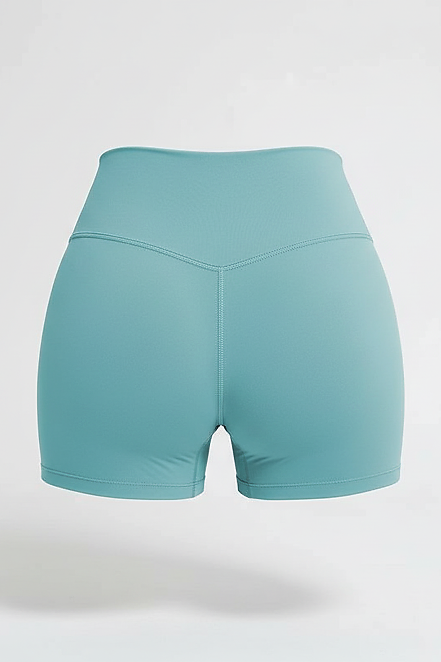 Running sports shorts, close-up fabric detail.