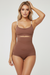 High-waisted shapewear with tummy control and butt lifter, angle view.