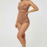 High-waisted shapewear panties with tummy control, alternate angle view.