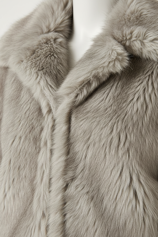 Hxao 2024 Woman Autumn Winter Faux Fur Coat