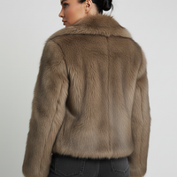 Hxao 2024 Woman Autumn Winter Faux Fur Coat
