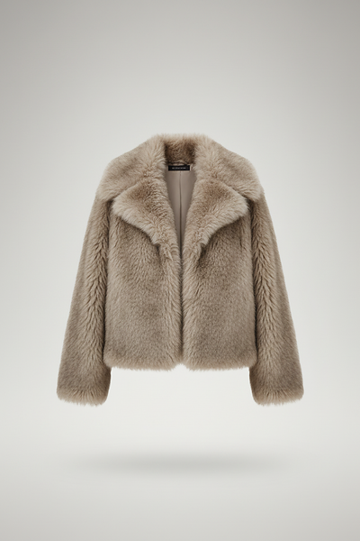 Hxao 2024 Woman Autumn Winter Faux Fur Coat