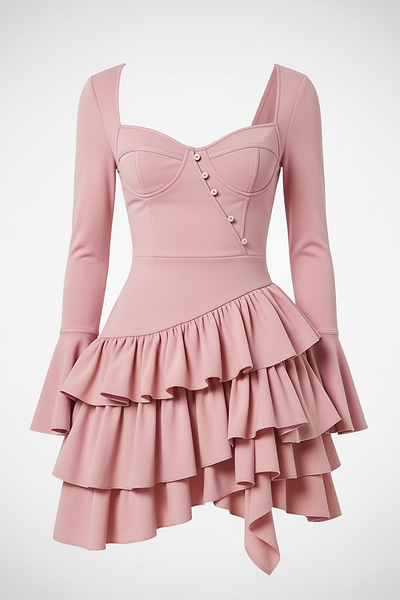 Floral Ruched Backless Maxi Dress - Thorne & Ivy