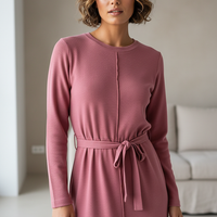 Pleated Halter Mini Dress - Thorne & Ivy