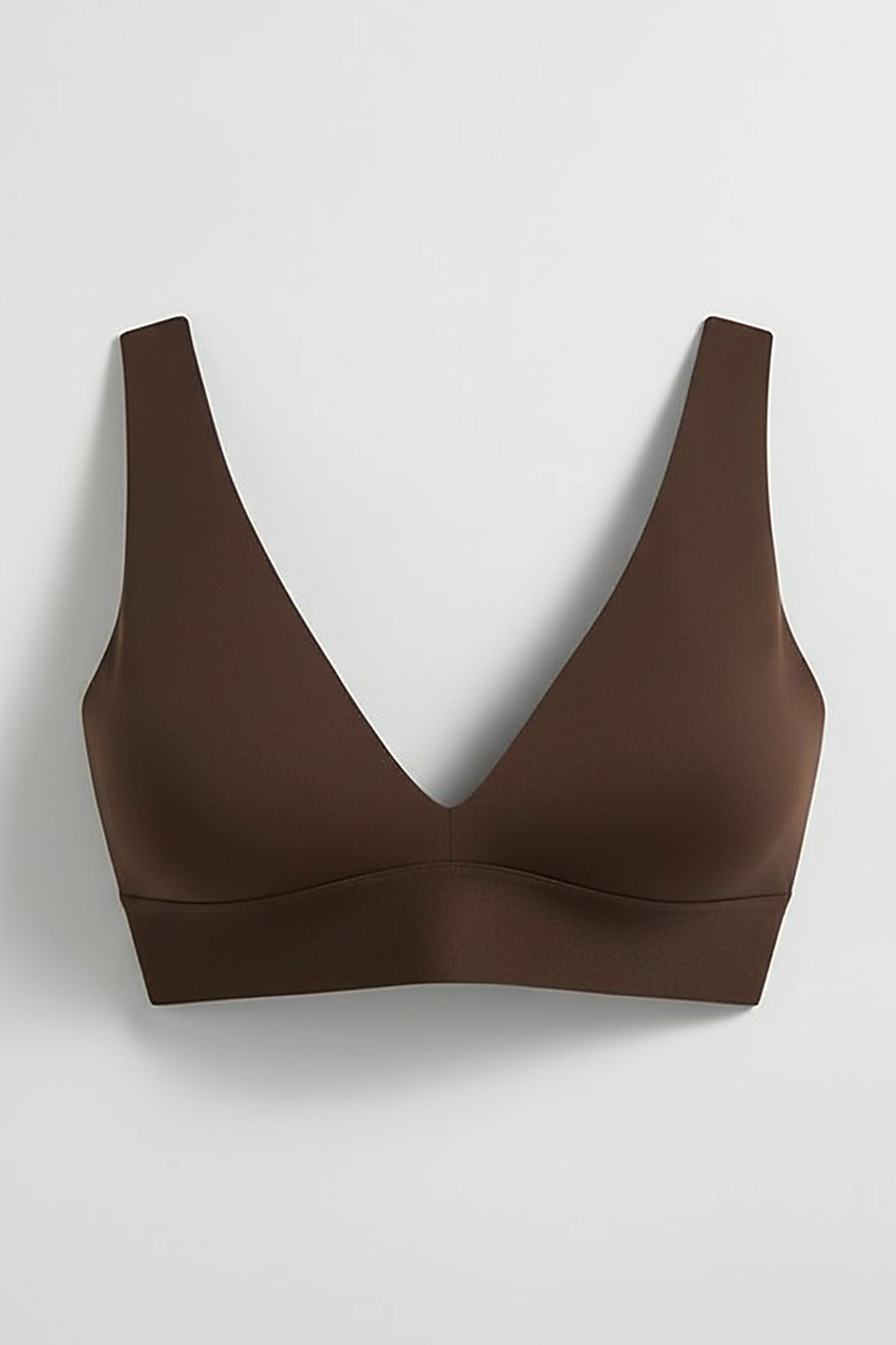 Seamless wireless comfort bralette, alternate angle view.