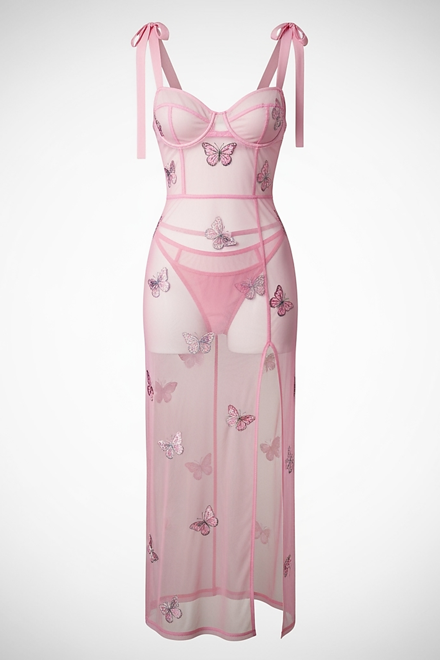 Lace Trim Full Slip Nightdress - Thorne & Ivy