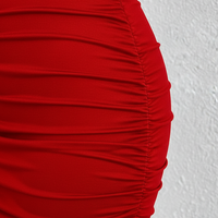 Satin Halter Mini Dress - Thorne & Ivy