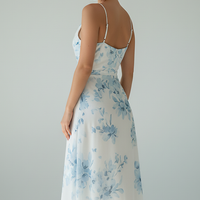 Floral Tie-Front Cami Maxi Dress - Thorne & Ivy