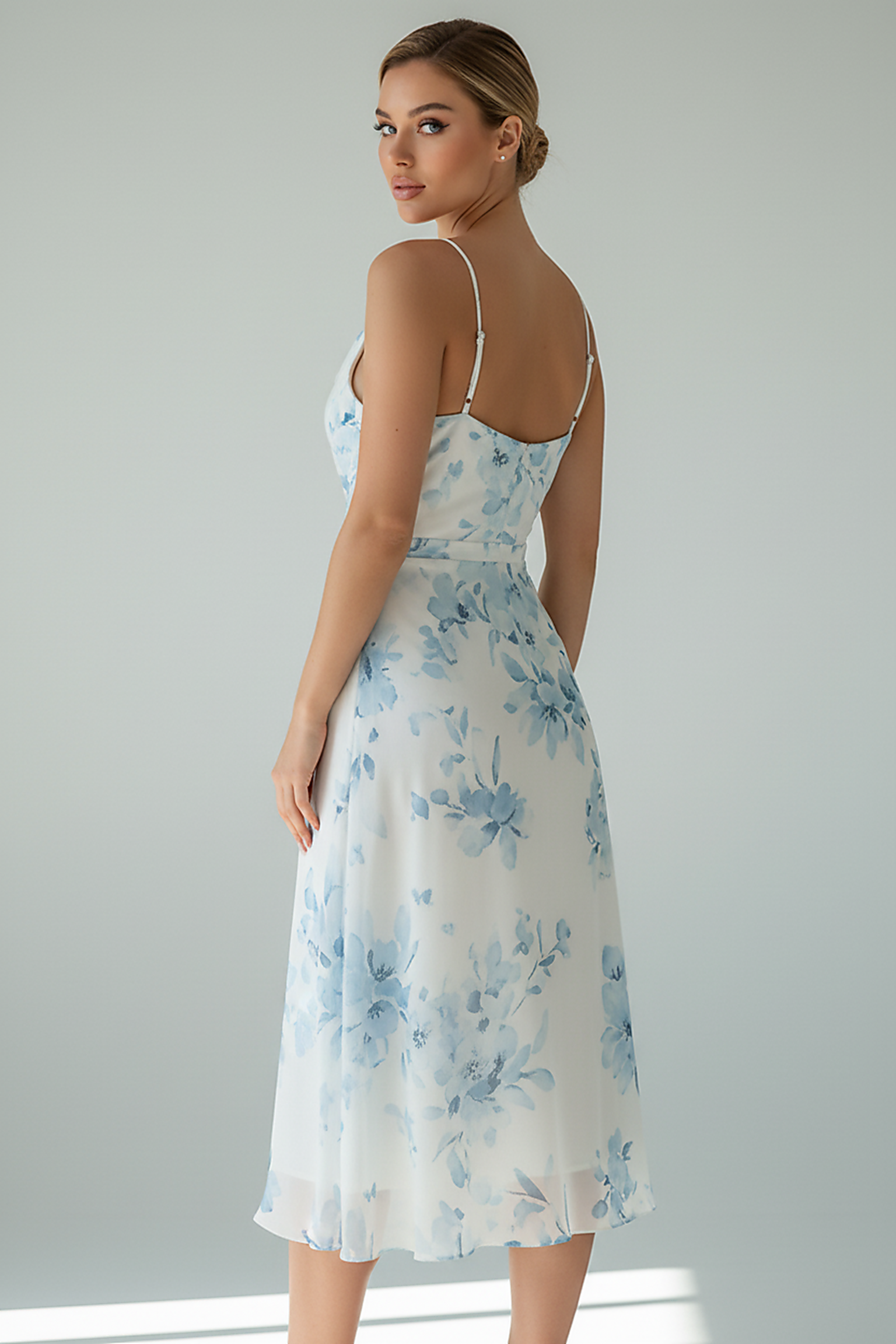 Floral Tie-Front Cami Maxi Dress - Thorne & Ivy