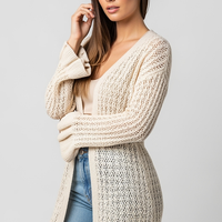 Ribbed Knit Wrap Top & A-Line Skirt Set - Thorne & Ivy