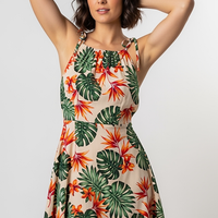 Floral Print Cami Midi Dress - Thorne & Ivy