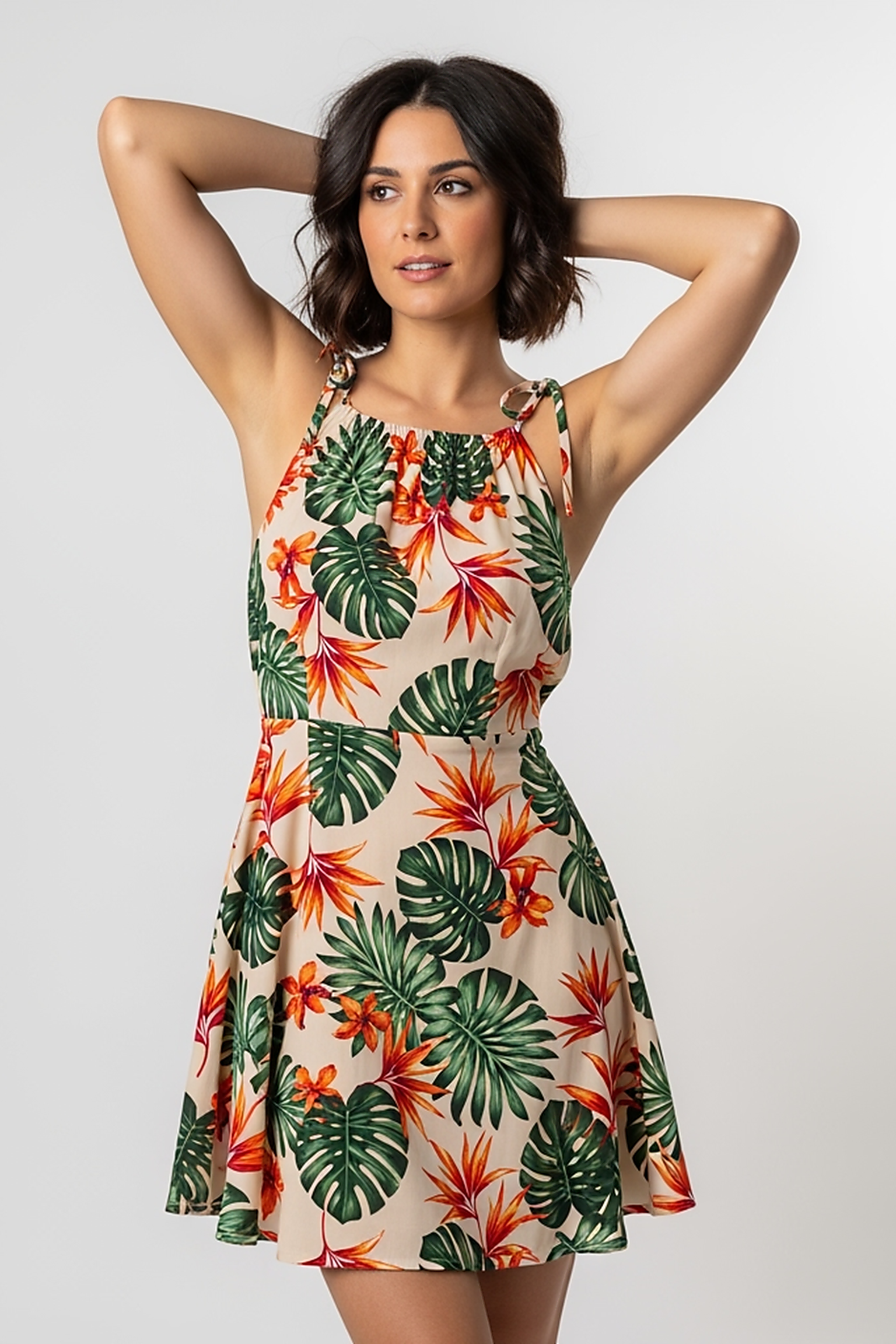Floral Print Cami Midi Dress - Thorne & Ivy
