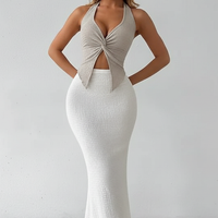 White Long Skirt Two Piece - Thorne & Ivy