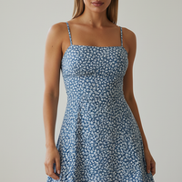 Ruffled Lace Slit Maxi Dress - Thorne & Ivy