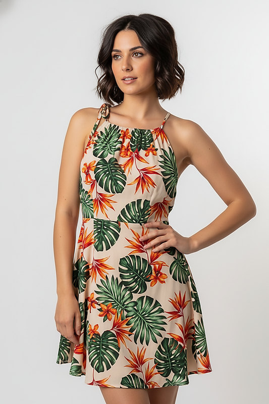 Floral Print Cami Midi Dress - Thorne & Ivy