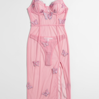 Lace Trim Full Slip Nightdress - Thorne & Ivy