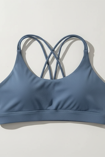 Women's fitness bra, alternate angle.