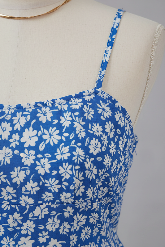 Ruffled Lace Slit Maxi Dress - Thorne & Ivy