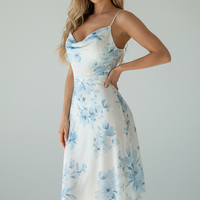 Floral Tie-Front Cami Maxi Dress - Thorne & Ivy