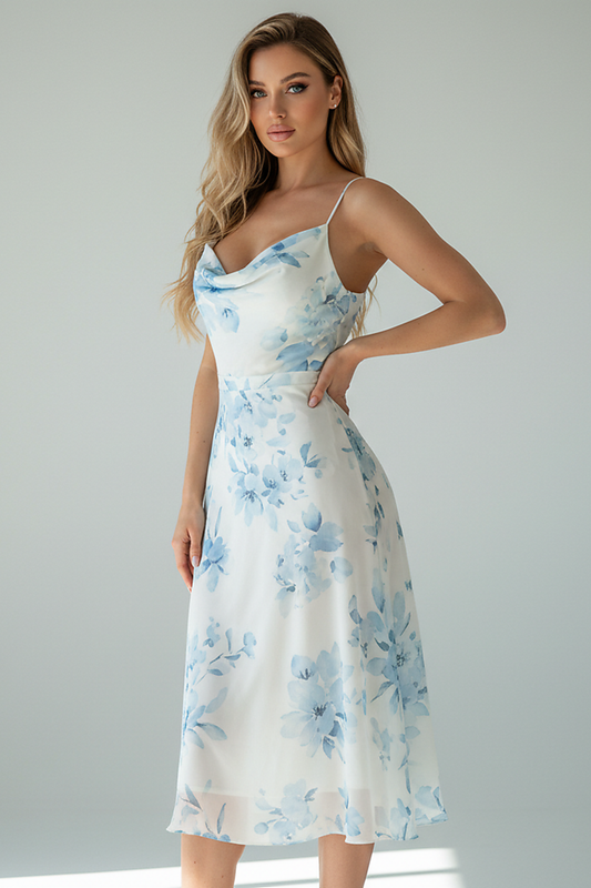 Floral Tie-Front Cami Maxi Dress - Thorne & Ivy