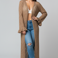 Ribbed Knit Wrap Top & A-Line Skirt Set - Thorne & Ivy