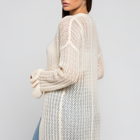 Ribbed Knit Wrap Top & A-Line Skirt Set - Thorne & Ivy