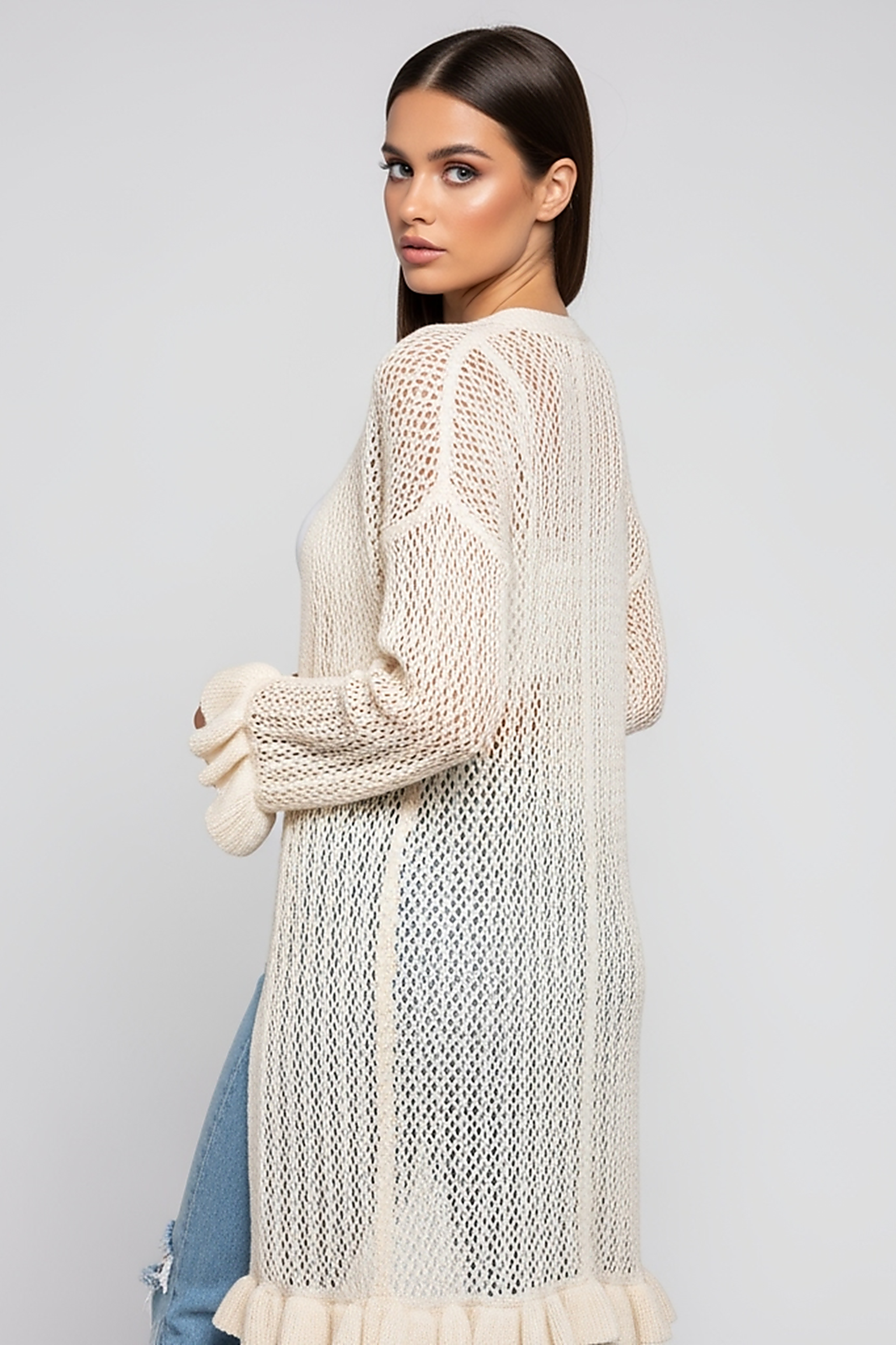 Ribbed Knit Wrap Top & A-Line Skirt Set - Thorne & Ivy