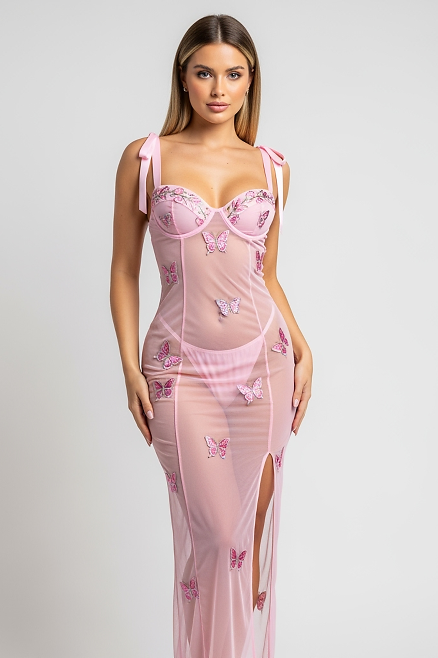 Lace Trim Full Slip Nightdress - Thorne & Ivy