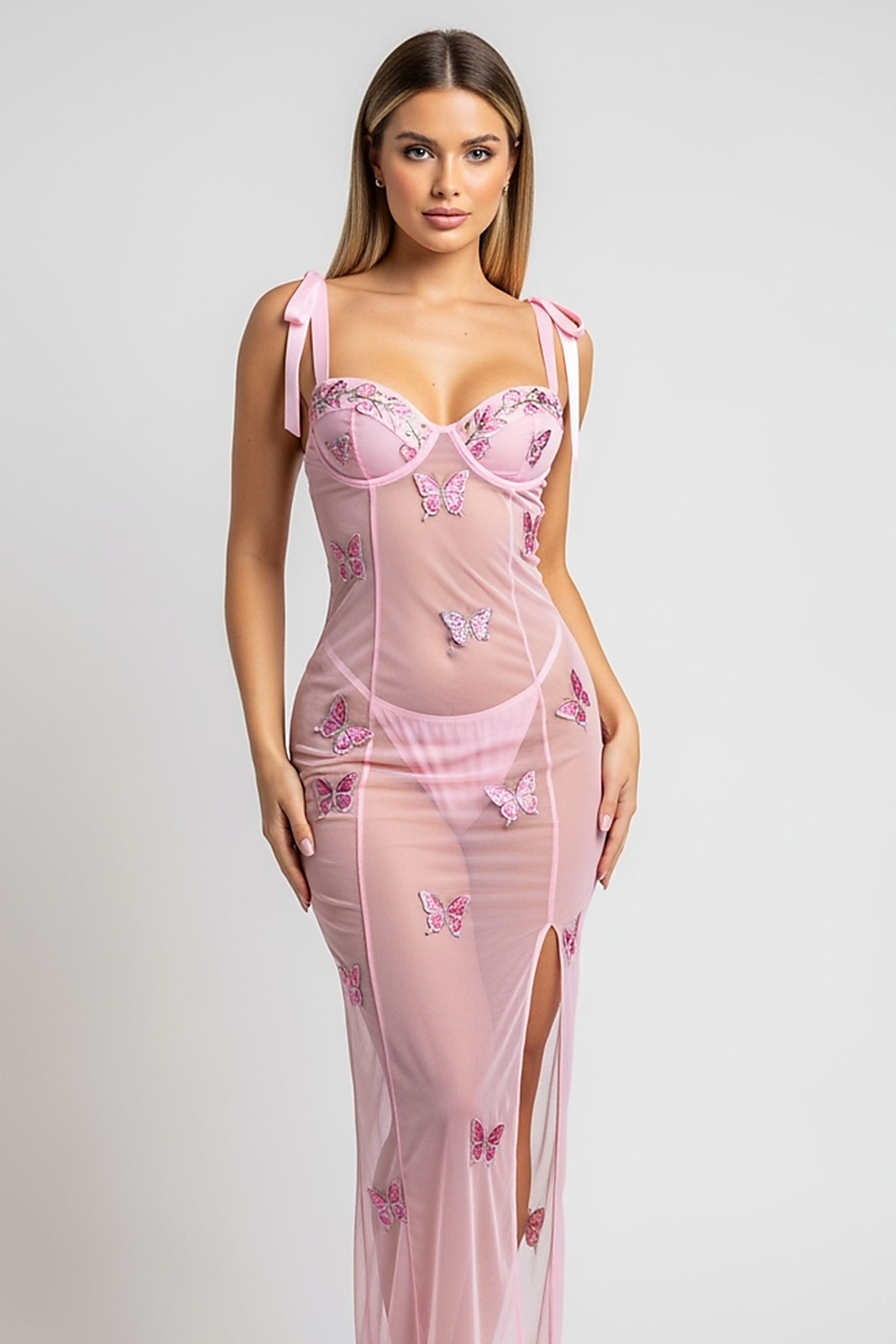 Lace Trim Full Slip Nightdress - Thorne & Ivy