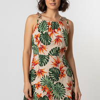 Floral Print Cami Midi Dress - Thorne & Ivy