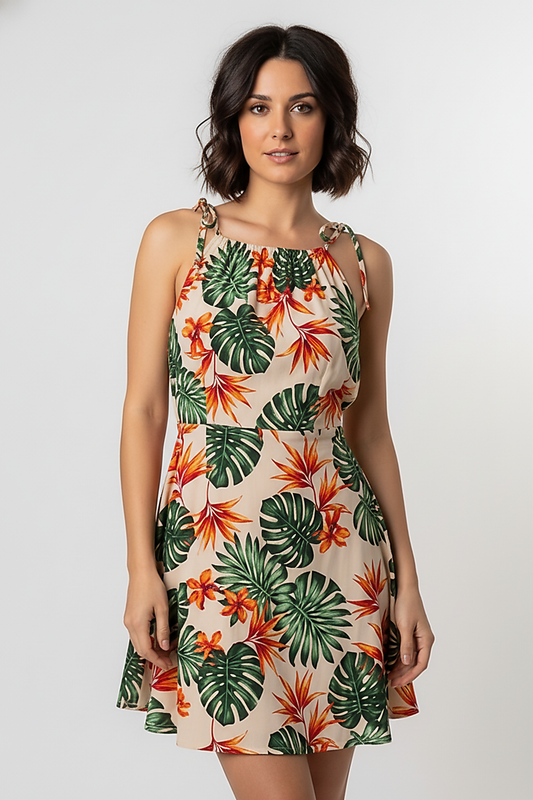 Floral Print Cami Midi Dress - Thorne & Ivy