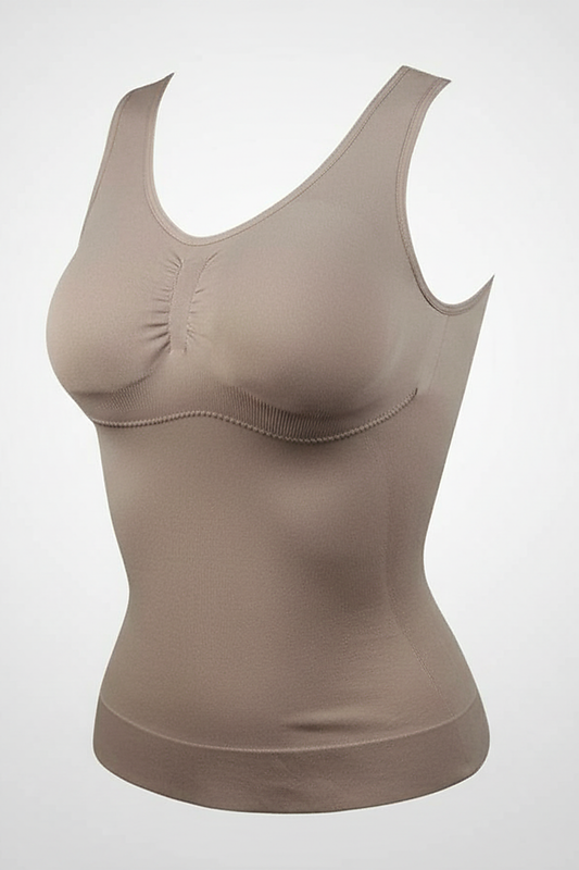 Padded bra detail of body shaper, close-up.