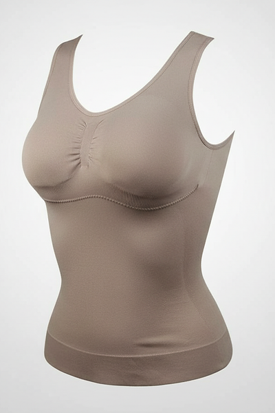 Padded bra detail of body shaper, close-up.