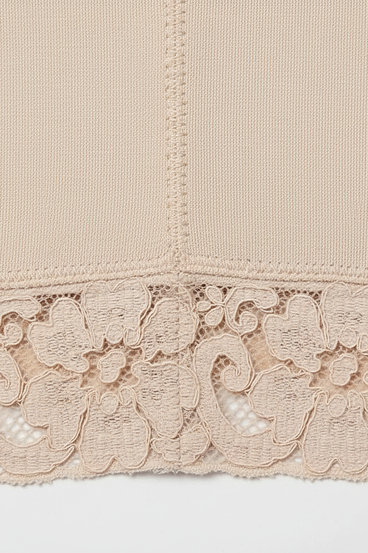 Women's postpartum high slimming girdle shapewear, fabric detail.