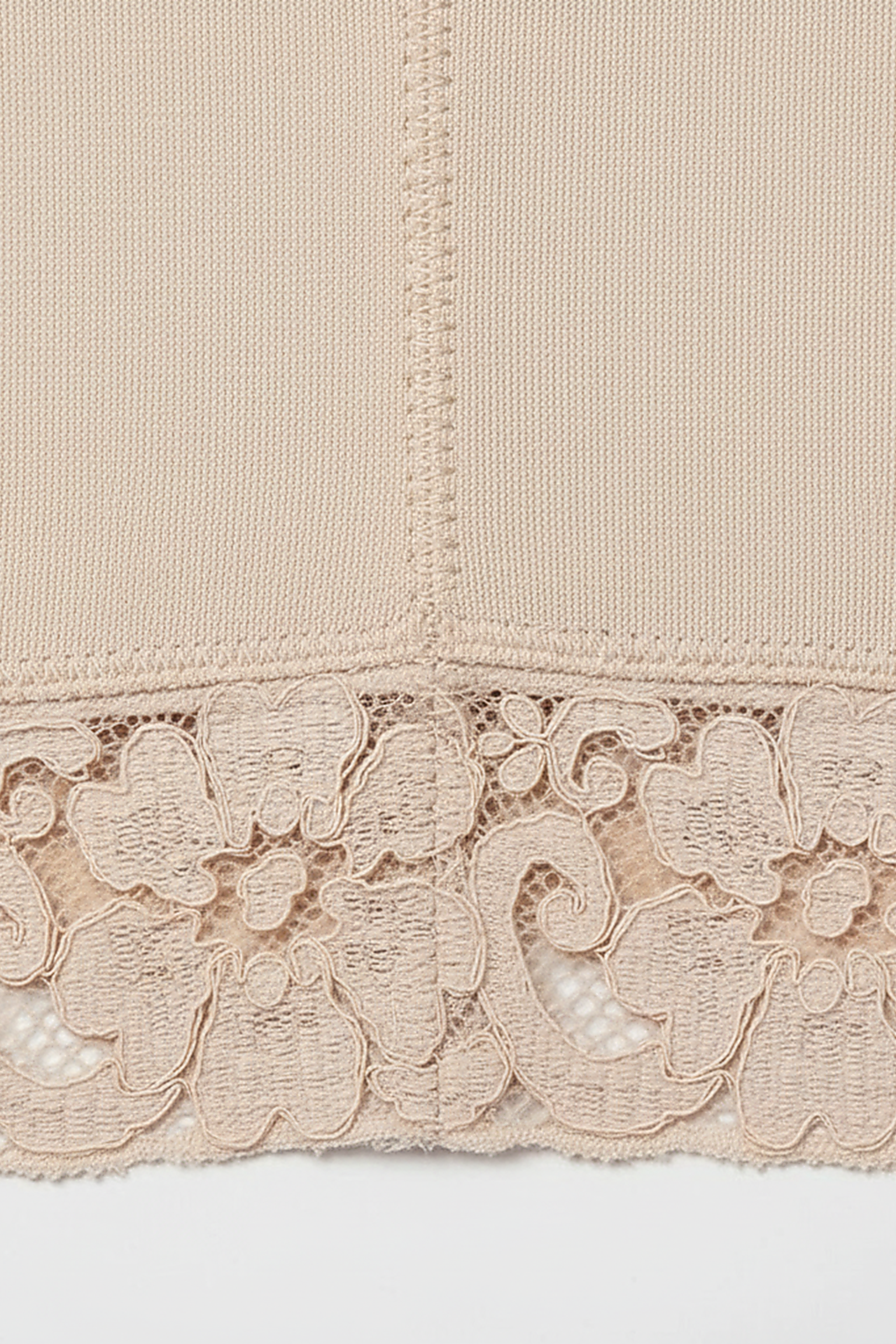 Women's postpartum high slimming girdle shapewear, fabric detail.