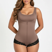 Neutral waist trainer, alternate angle view.